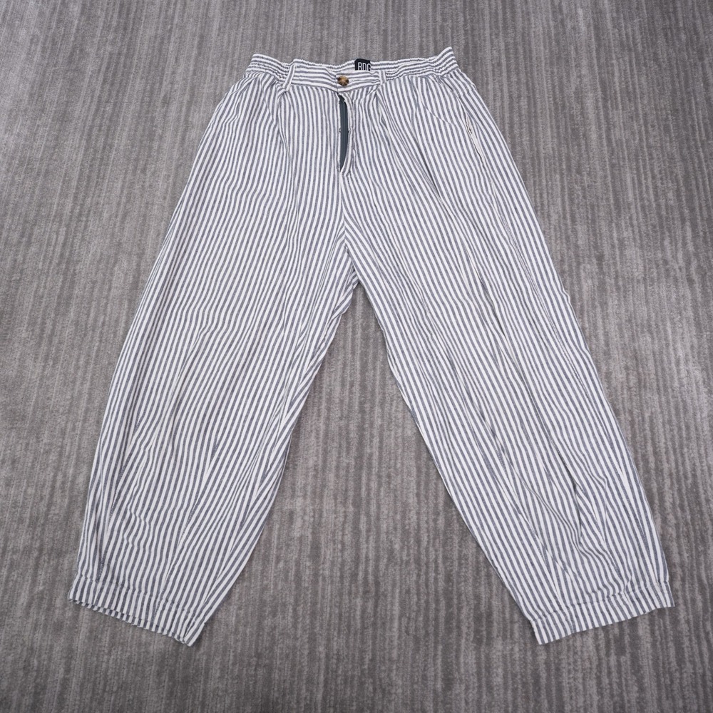 BDG Urban Outfitters Trousers Womens Medium Blue Stripe Good Casual Relaxed